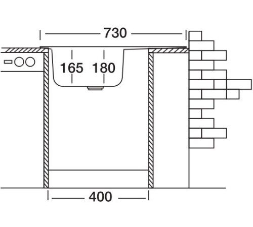 Кухонная мойка  Kromevye Bianсa EX 305 D