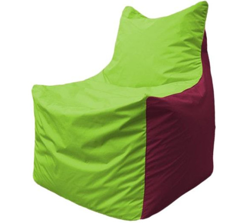 Кресло-мешок Flagman Фокс Ф2.1-169 салатовый/бордовый