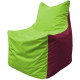 Кресло-мешок Flagman Фокс Ф2.1-169 салатовый/бордовый