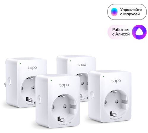Умная розетка TP-Link Tapo P100 4 шт