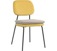Стул Bergenson Bjorn Pea BB0000617 желтый/бежевый