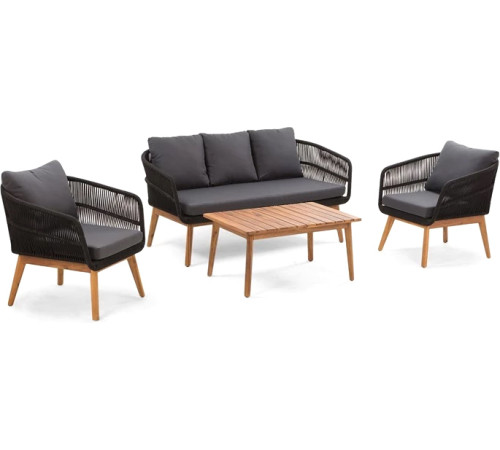 Набор садовой мебели Garden Story Камелия GS002 черный/серый