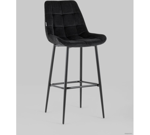Стул Stool Group Флекс велюр барный черный