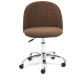 Кресло TetChair Melody флок, коричневый