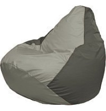 Кресло-мешок Flagman Груша Медиум Г1.1-351 серый/темно-серый