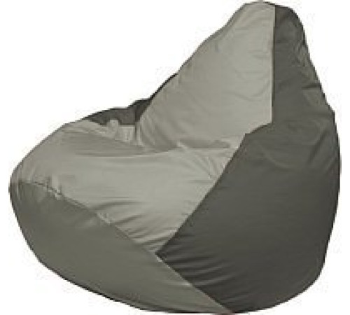 Кресло-мешок Flagman Груша Медиум Г1.1-351 серый/темно-серый