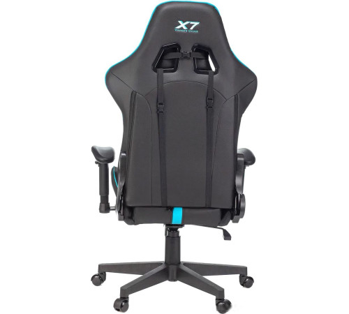 Кресло A4Tech X7 GG-1200 черный/бирюзовый