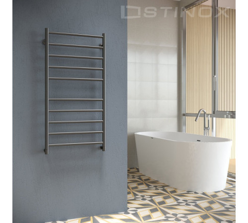 Полотенцесушитель Stinox Toscana 50x100 tos100 Ral 9005 черный матовый