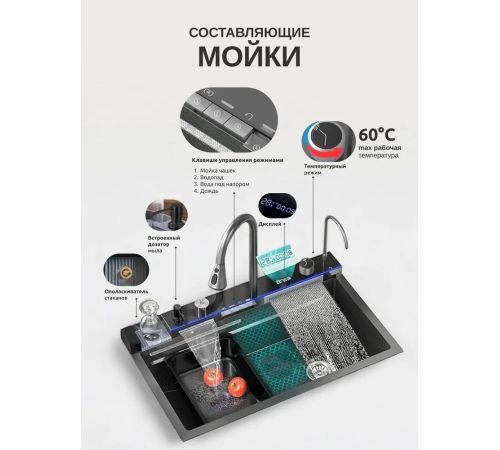 Кухонная мойка Saniteco LD0112