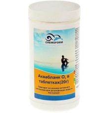 Химия для бассейна Chemoform Аквабланк О2 в таблетках по 20г 1кг
