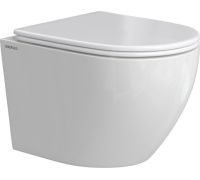 Унитаз подвесной Berges Wasserhaus OKUS с сиденьем Slim SO микролифт