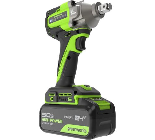 Гайковерт Greenworks IW5500 3805007CUG с 1-им АКБ