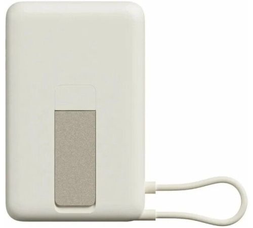 Внешний аккумулятор Xiaomi Magnetic Power Bank with Built-in Stand WPB1007Z 10000mAh бежевый, международная версия