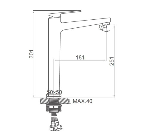 Смеситель Ledeme L1178B