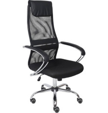 Офисное кресло AksHome First CH ткань/сетка, черный