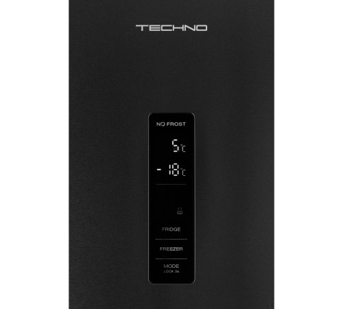Холодильник TECHNO FN2-47S BI черный