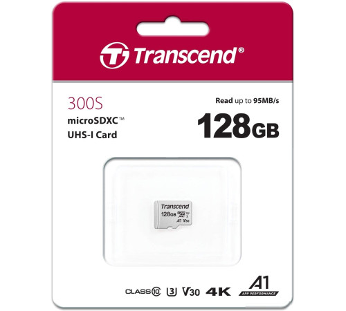 Карта памяти Transcend microSDXC 300S 128GB