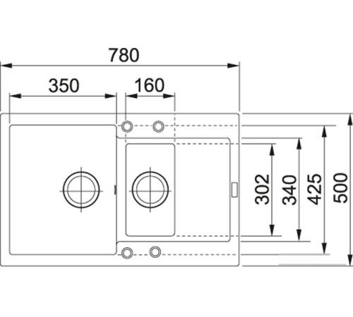 Кухонная мойка Franke MRG 651-78 белый