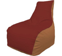 Кресло-мешок Flagman Бумеранг Б1.3-15 красный/оранжевый