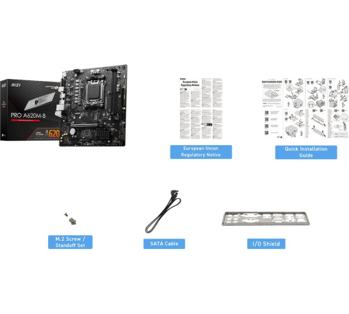 Материнская плата MSI Pro A620M-B