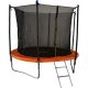 Батут GoUP Elite 8FT с сеткой и лестницей, оранжевый