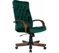 Офисное кресло Бюрократ T-9928WALNUT Fabric зеленый Italia Green/дерево