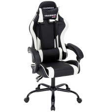 Кресло CHAIRMAN CH41 экокожа, черно-белый