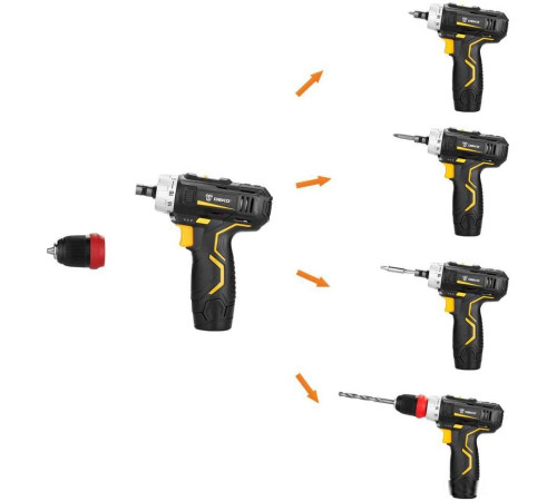 Дрель-шуруповерт Deko GCD12DU3 063-4114 с 1-им АКБ