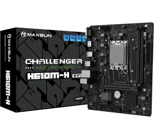 Материнская плата Maxsun Challenger H610M-H V1 WiFi