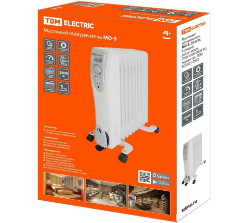 Масляный радиатор TDM Electric SQ2501-0902