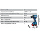Дрель-шуруповерт Bosch GSR 185-LI Professional 06019K3080 с 2-мя АКБ, кейс