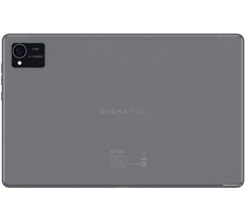 Планшет Digma Pro HIT 16 8GB/128GB серый