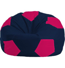 Кресло-мешок Flagman Мяч Стандарт М1.1-37 темно-синий/малиновый
