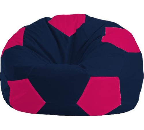 Кресло-мешок Flagman Мяч Стандарт М1.1-37 темно-синий/малиновый