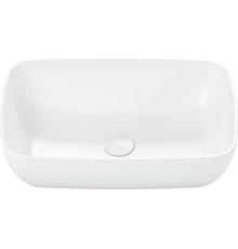 Умывальник Belux Турин 540 прямоугольник 18, белый матовый/Solid Surface