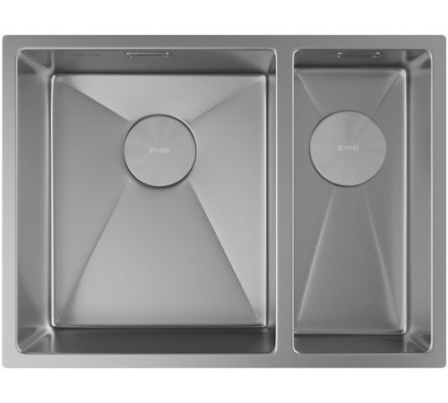 Кухонная мойка ZorG Zerox 58-2 U / IF-R Steel
