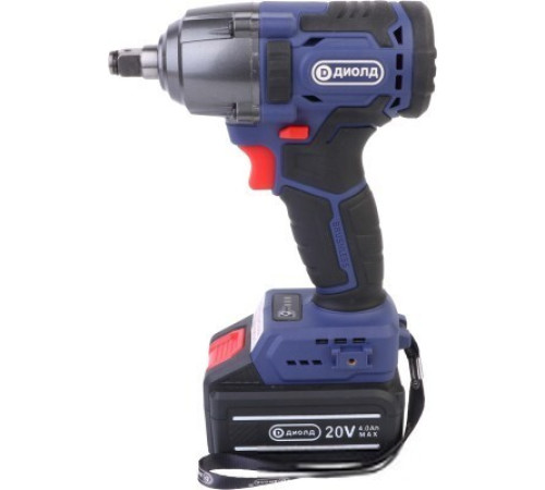 Гайковерт ДИОЛД ГЭА-20ЛИ-01 10300031 с 1-им АКБ, кейс