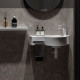 Умывальник Belux Аврора 550 R 18, белый матовый/Solid Surface