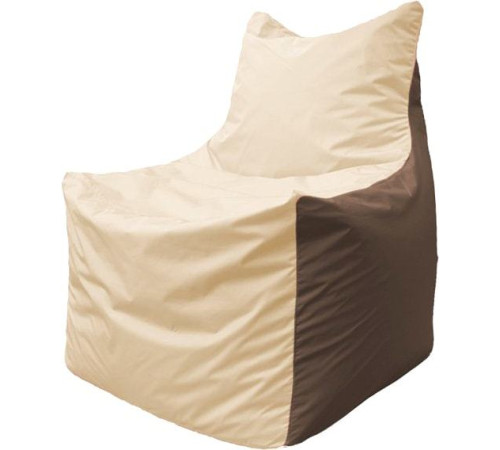Кресло-мешок Flagman Фокс Ф2.1-146 слоновая кость/коричневый