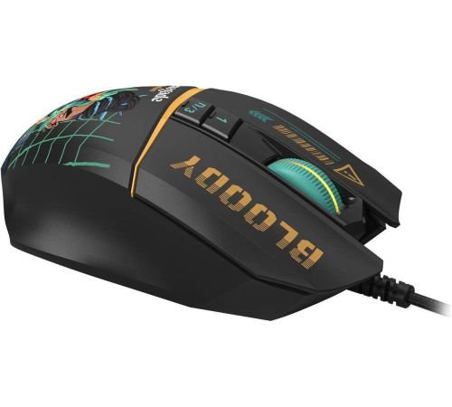 Игровая мышь A4Tech Bloody W63 Max Renegade черный