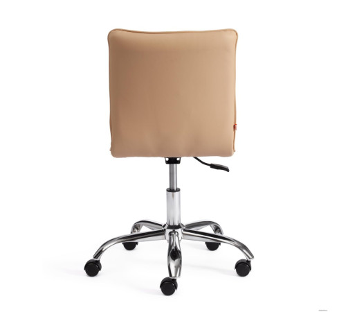 Офисное кресло TetChair Zero ткань/кож/зам, желтый/бежевый