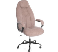 Офисное кресло TetChair Boss metalBL ткань, светло-коричневый, KUB 03