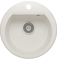 Кухонная мойка Polygran Atol-460 белый хлопок 36