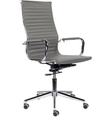 Кресло Brabix Premium Intense EX-531 экокожа/хром темно-серый