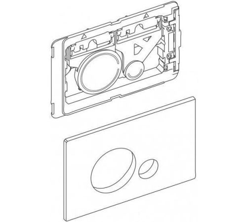 Панель смыва BelBagno Sfera BB014-SR-BIANCO