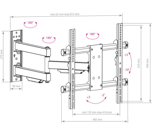 Кронштейн для телевизора Arm Media PARAMOUNT-40