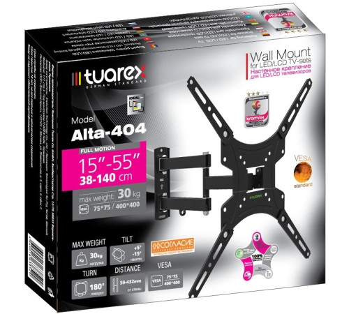 Кронштейн для телевизора Tuarex ALTA-404