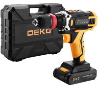 Дрель-шуруповерт Deko DKCD20FU-Li SET 3 063-4177 с 2-мя АКБ