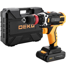 Дрель-шуруповерт Deko DKCD20FU-Li SET 3 063-4177 с 2-мя АКБ