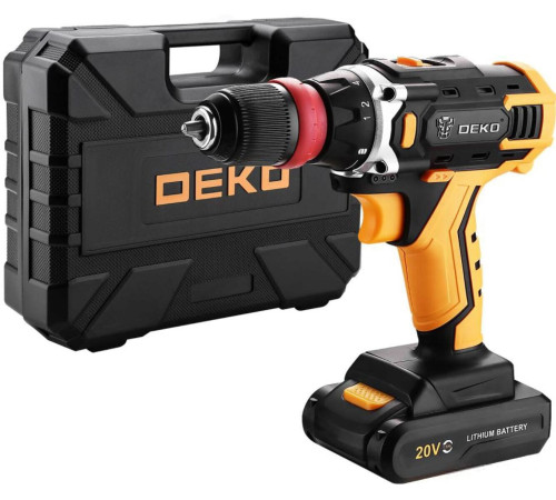 Дрель-шуруповерт Deko DKCD20FU-Li SET 3 063-4177 с 2-мя АКБ